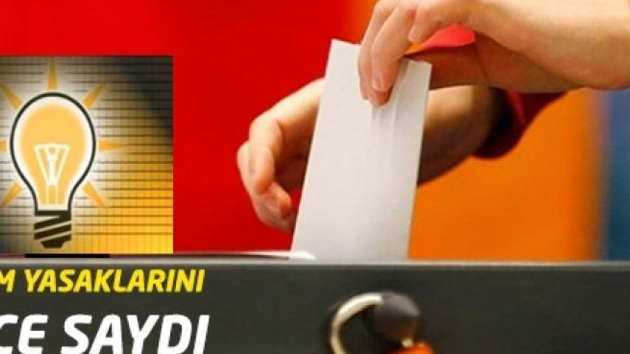 Ak Parti mesaj sistemi ile seçim yasağını çiğnedi