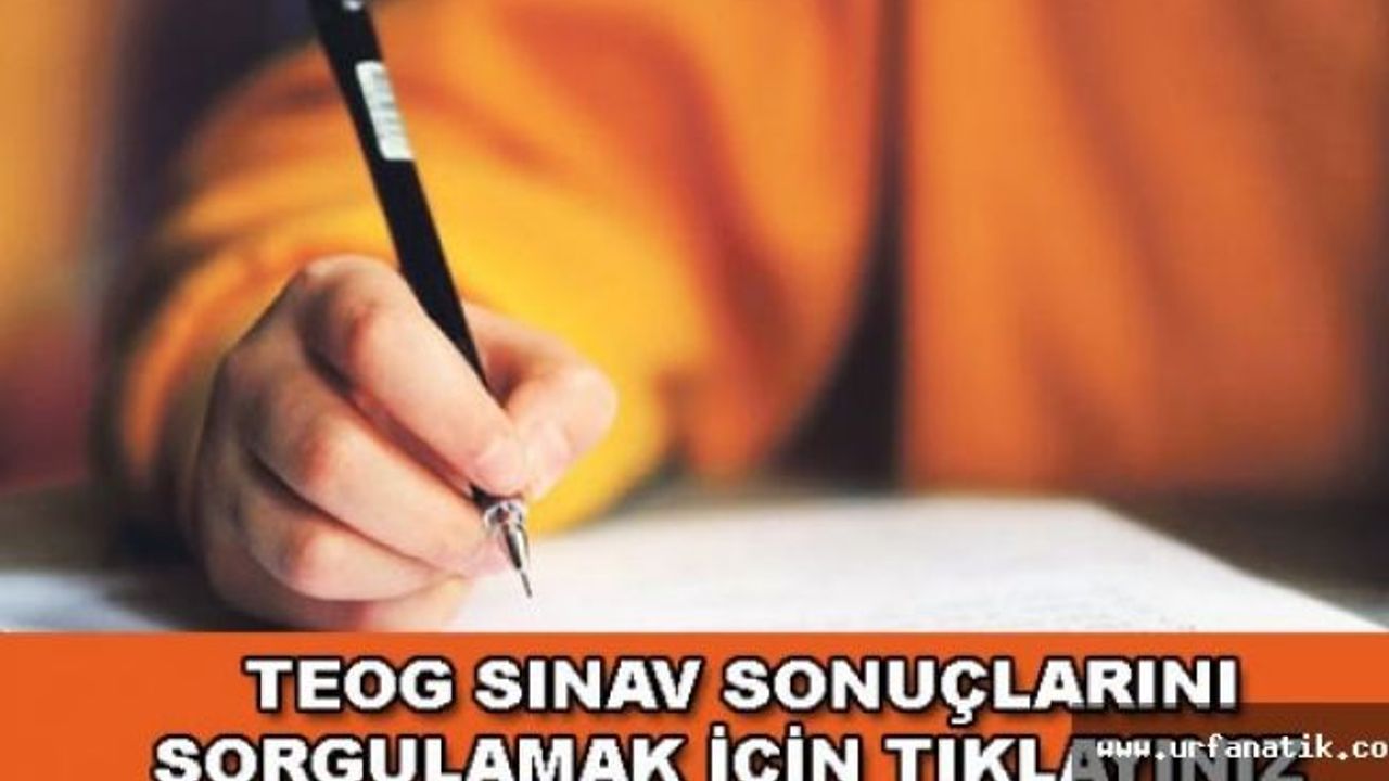 TEOG sınav sonuçları açıklandı