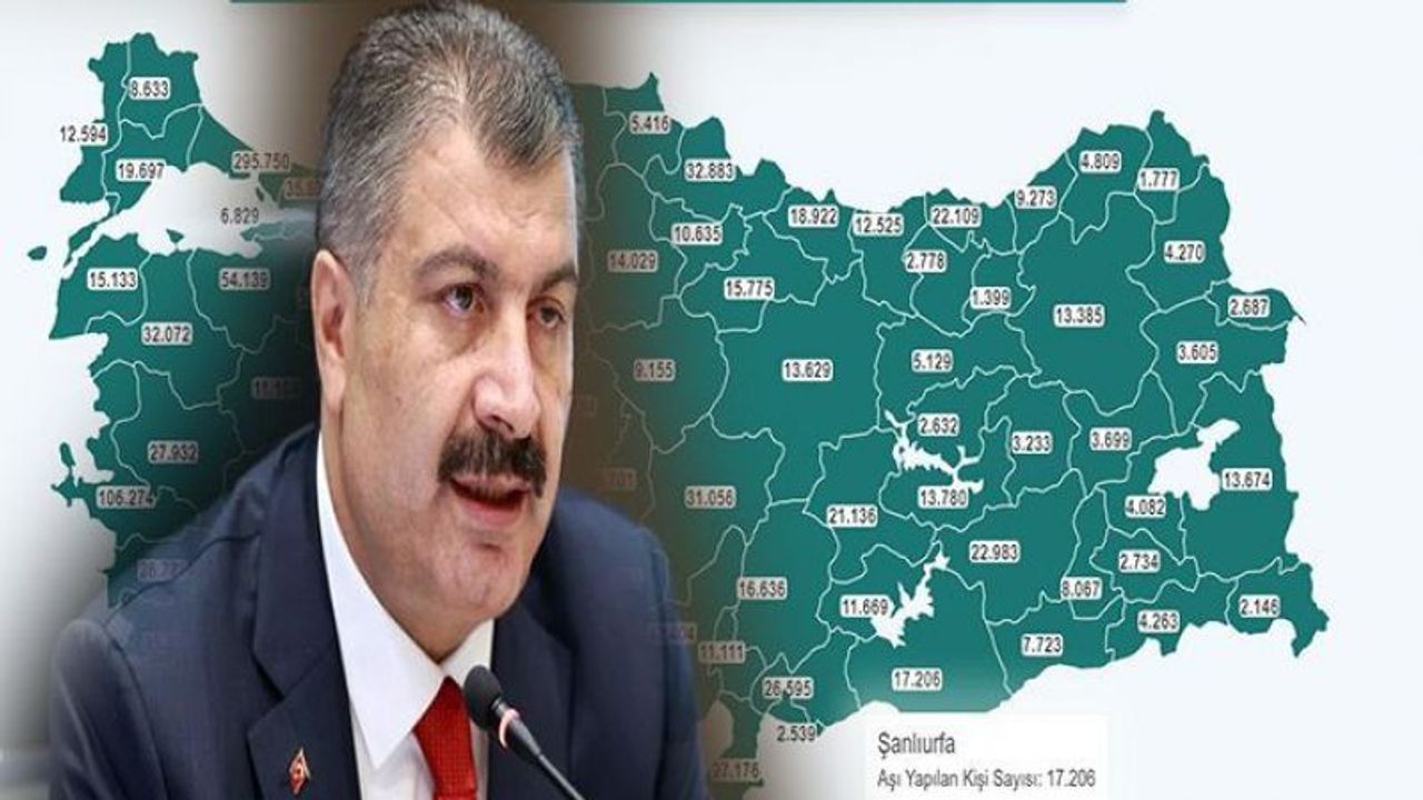 Kaç kişi aşı oldu? Urfa genelinde an itibari ile…
