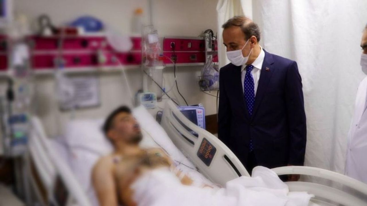 Vali Erin’den yaralı polislere ziyaret