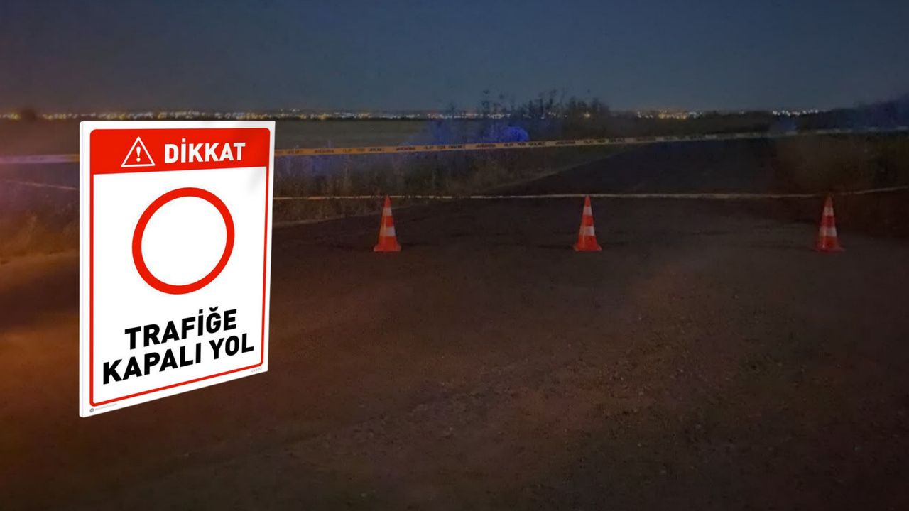 Harran’da Tali Yol Geçici Olarak Ulaşıma Kapatıldı