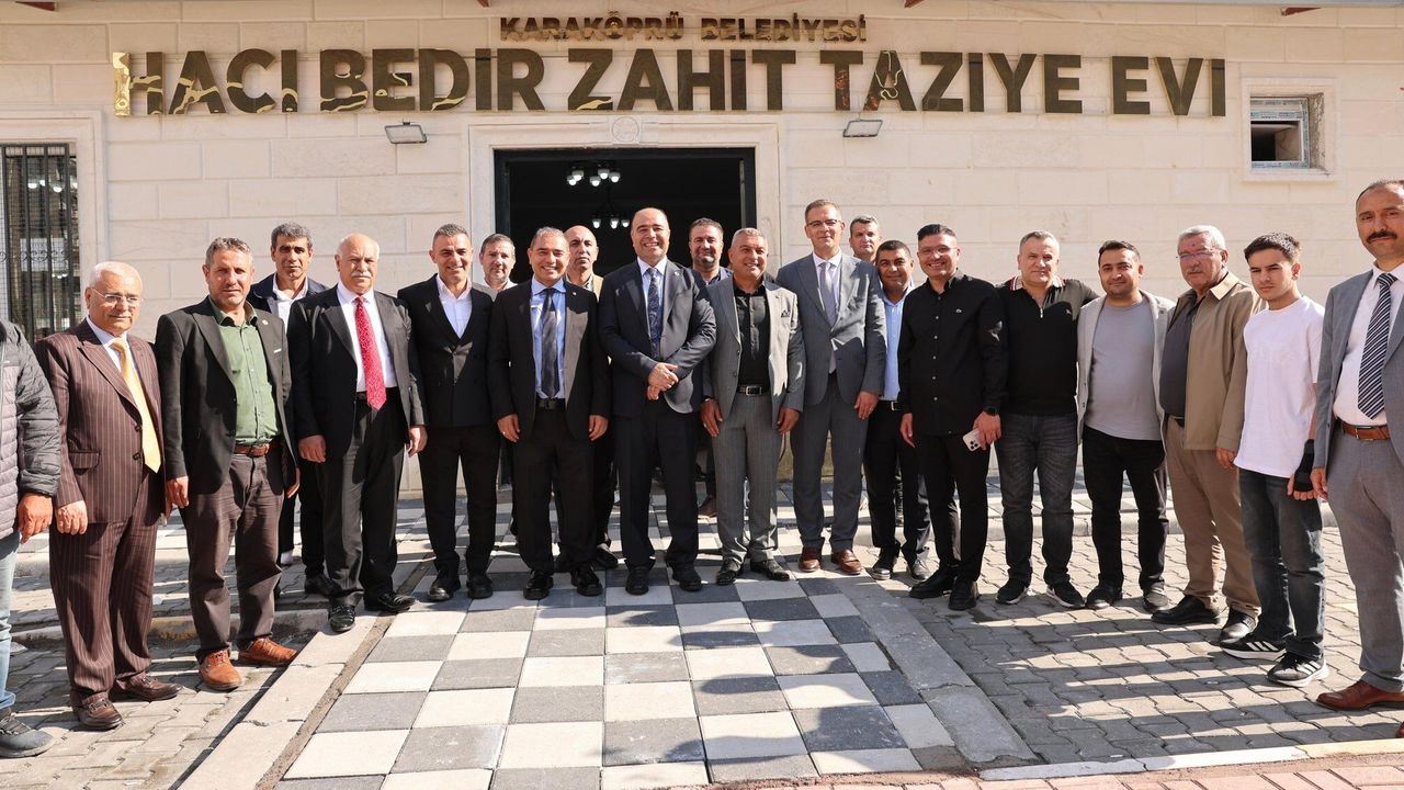 Karaköprü’de Ücretsiz Hizmet Verecek Dev Taziye Evi Açıldı