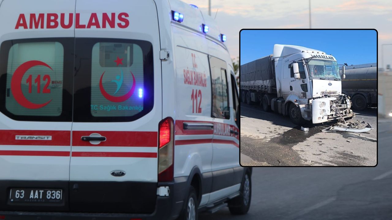 Şanlıurfa-Mardin Karayolunda Feci Kaza: İki Tır Çarpıştı, Yol Kapandı