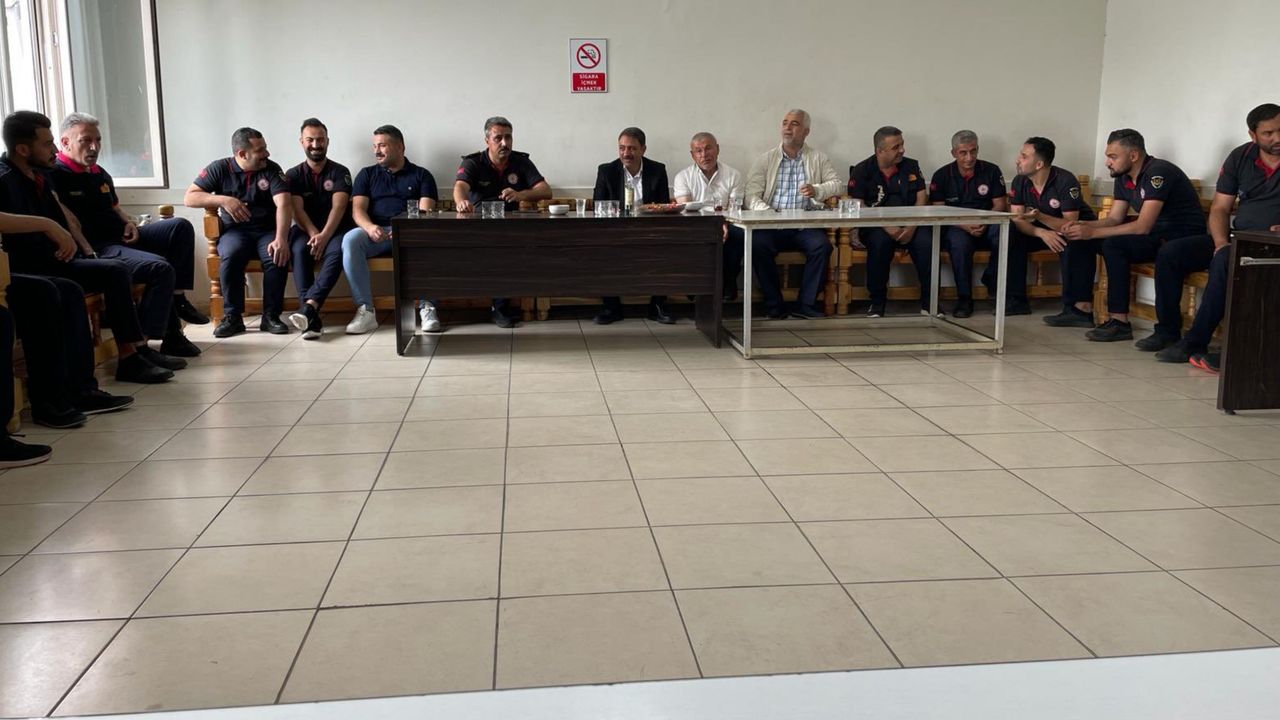 Şanlıurfa’nın Kahraman İtfaiyecileri Bayramda Buluştu