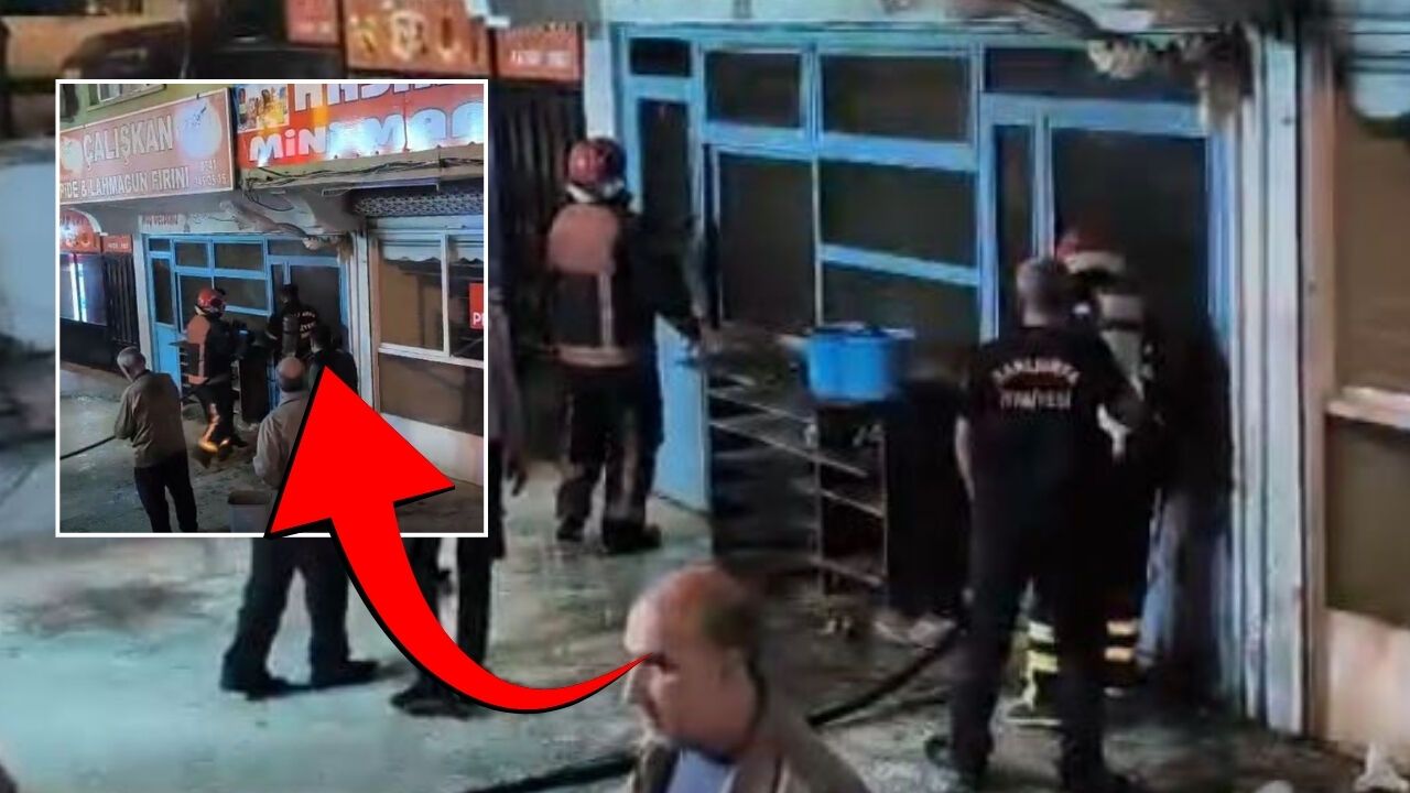 Şanlıurfa’da Pide ve Lahmacun Fırınında Yangın