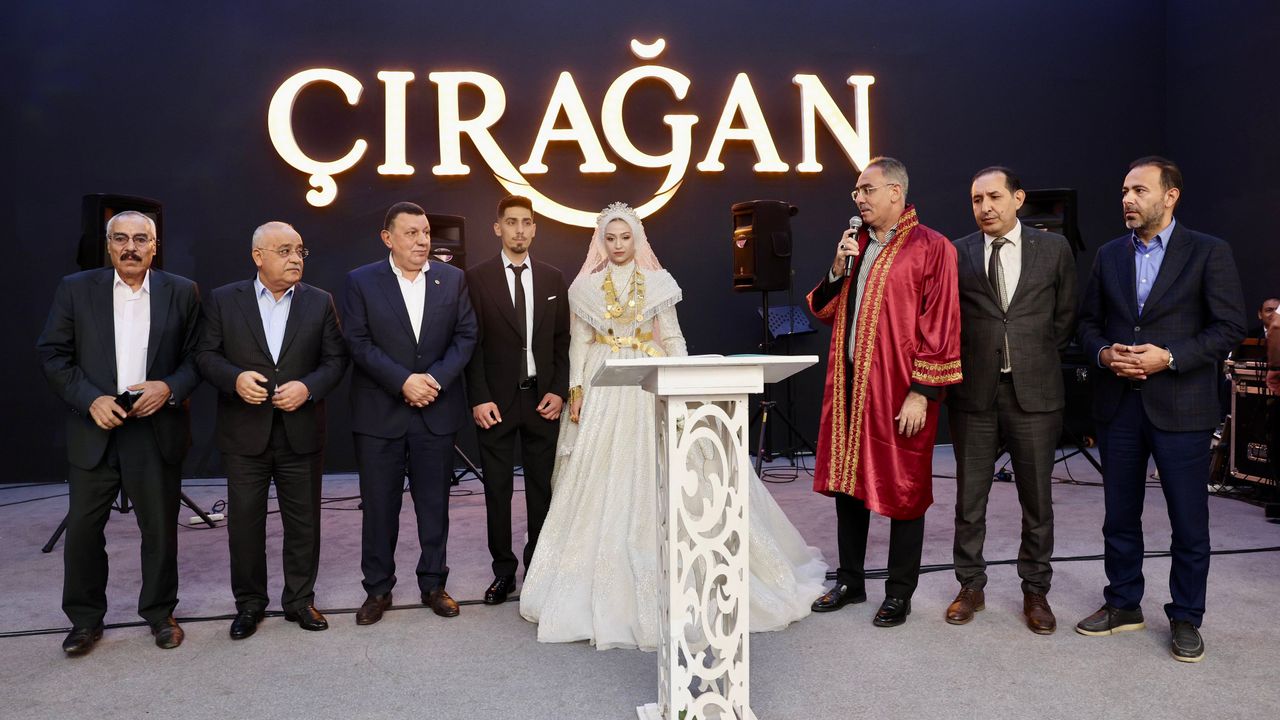 Şanlıurfa’da Samet Akar ile Büşra Yıldız Dünya Evine Girdi