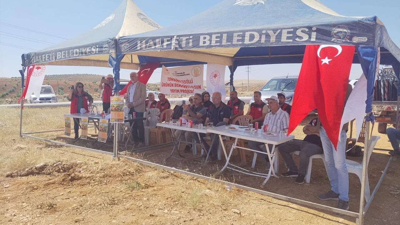 “Tohumun Tescilli, Ürünün Bereketli Olsun” Projesi Halfeti’d