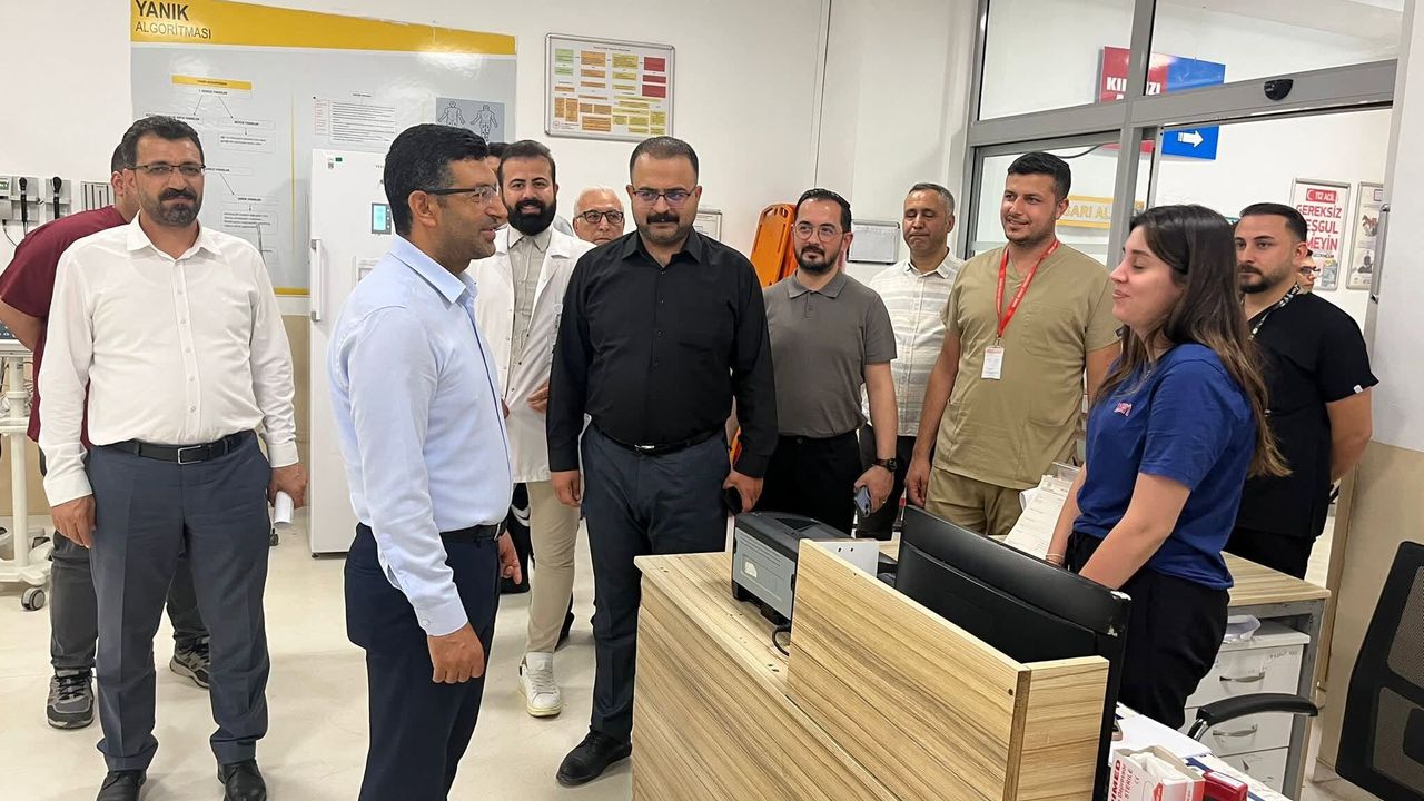 Suruç Devlet Hastanesi’nde Kritik Değerlendirme Ziyareti