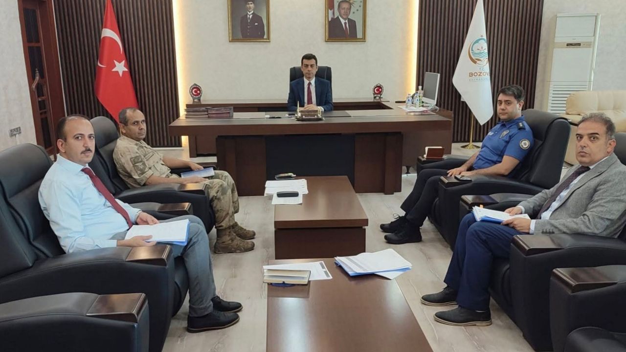 Bozova’da LGS İçin Güvenlik Tedbirleri Masaya Yatı