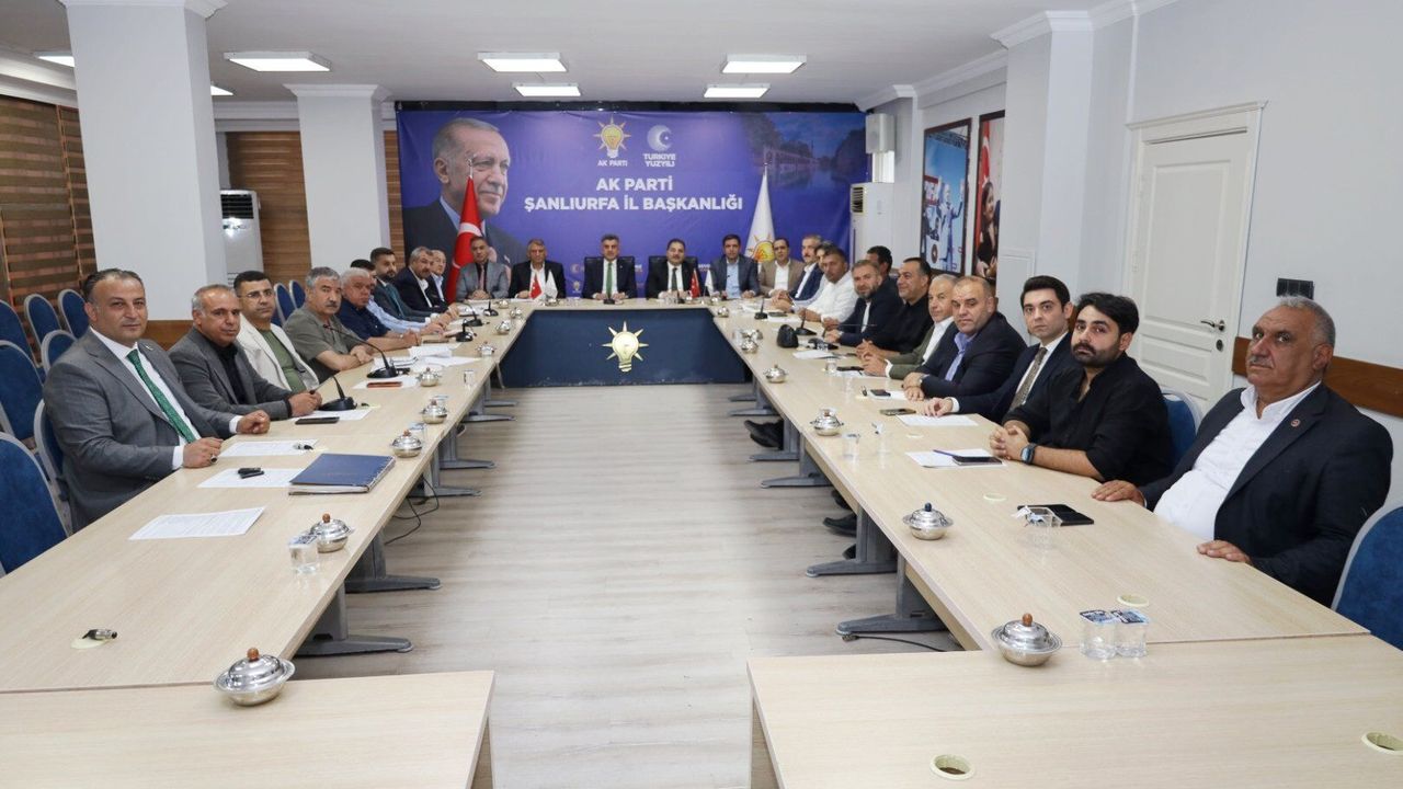 Şanlıurfa’da Kritik Zirve! Teşkilat Bir Araya Geldi