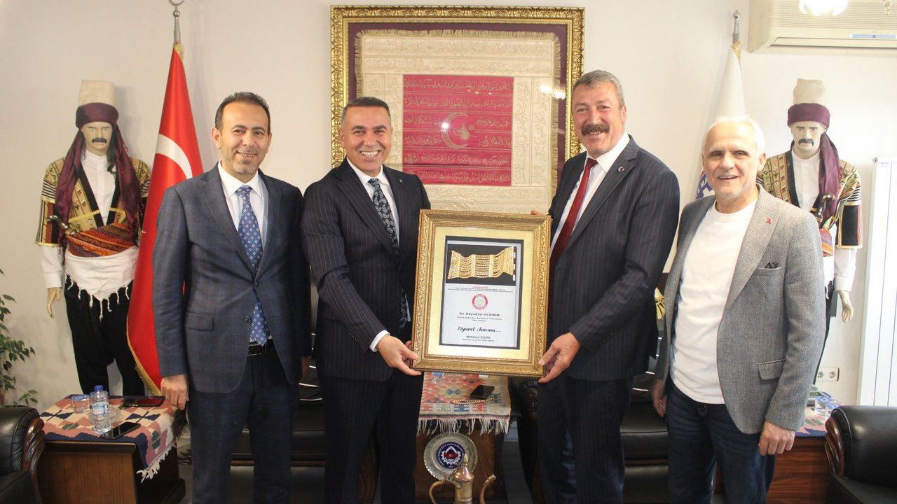 Şanlıurfa Oda Başkanları Mehmet Çay ve Mahmut Çiçek Türkiye 