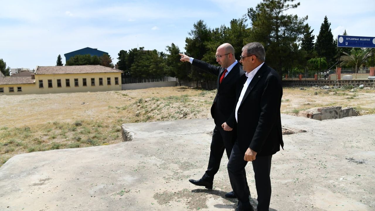 Vali Şıldak Ceylanpınar’daki Hükümet Konağı İnşaat
