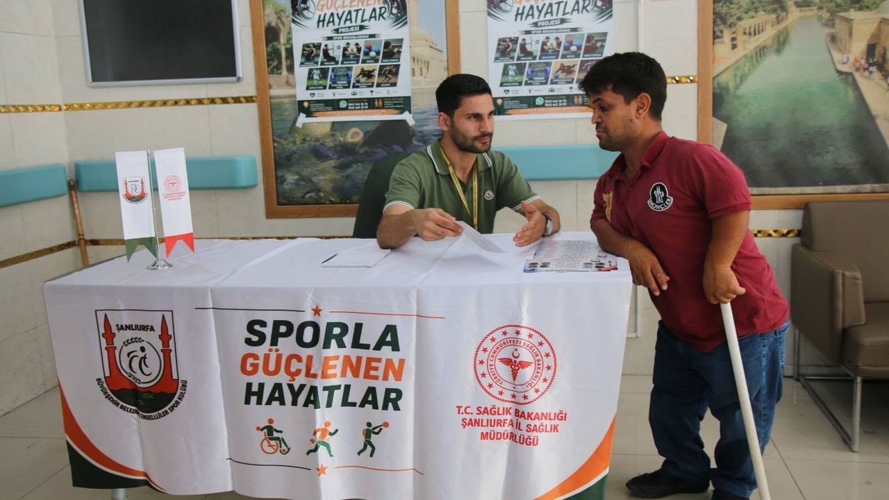 Şanlıurfa'da Engelli Bireyler İçin Spor Bilgilendirme Standı Açıldı