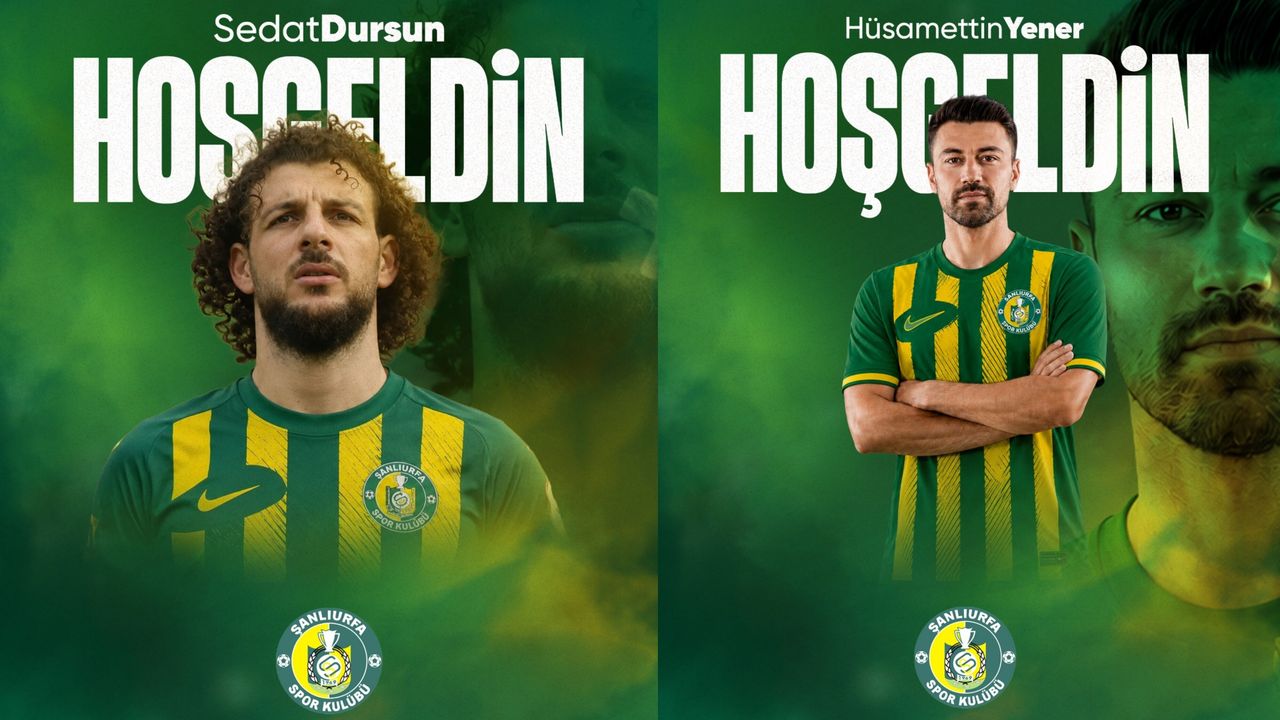 Hüsamettin Yener ve Sedat Dursun Şanlıurfaspor’da