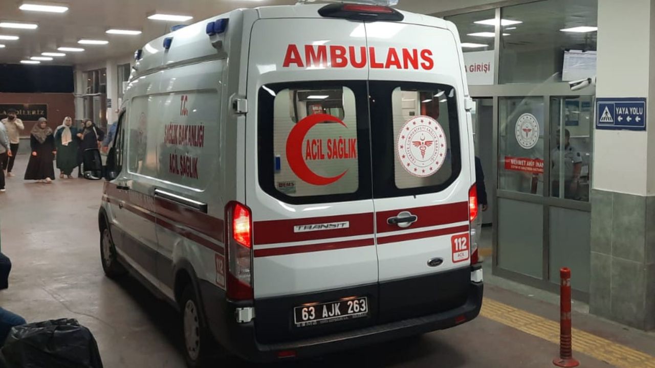 Karaköprü'de motosiklet kazası