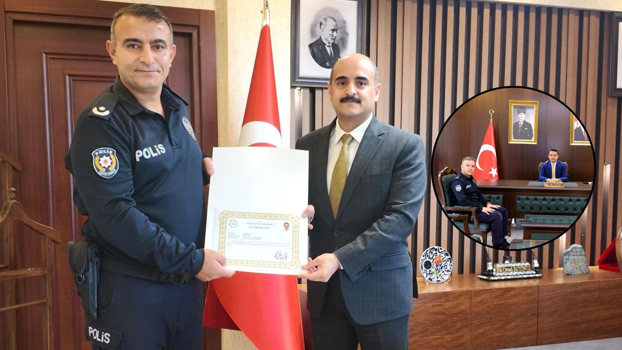 Urfa'da iki emniyet müdürüne başarı belgesi