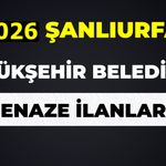 23 Temmuz Şanlıurfa Cenaze İlanları 2026: Güncel Bugün Vefat Edenlerin Bilgileri