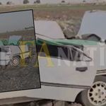 Akçakale’de Mucurlu Yolda Takla Atan Otomobil Hurdaya Döndü
