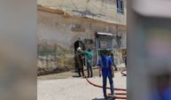 Şanlıurfa Haliliye’de Yangın: İtfaiye Kapıyı Kırarak Müdahale Etti