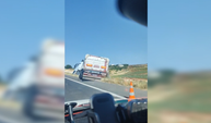 Şanlıurfa-Suruç Yolunda Tır Şarampole Devrildi
