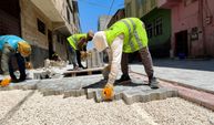 Eyyübiye’de Doğalgaz Kazılarının Ardından Sokaklar Baştan Başa Yenileniyor