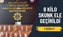 Şanlıurfa'da 8 Kilo Skunk Ele Geçirildi, 1 Gözaltı