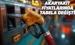 Akaryakıt fiyatlarında tabela değişti