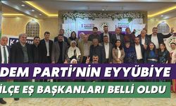 DEM Parti’nin Eyyübiye İlçe Eş Başkanları Belli Oldu