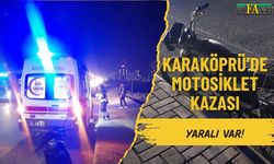 Karaköprü’de Motosiklet Kazası