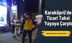 Karaköprü’de Otomobilin Çarptığı Genç Metrelerce Savruldu