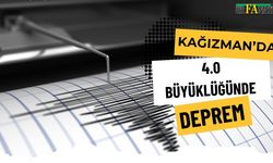 Kağızman’da 4.0 Büyüklüğünde Deprem Oldu