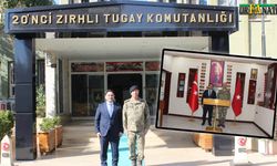 Kaymakam Şahin, Tuğgeneral Durmuş İle Bir Araya Geldi