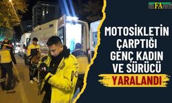 Karaköprü'de Motosikletin Çarptığı Kadın ve Sürücü Yaralandı