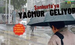 Şanlıurfa İçin Sağanak Yağış Uyarısı