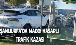 Şanlıurfa’da Maddi Hasarlı Trafik Kazası