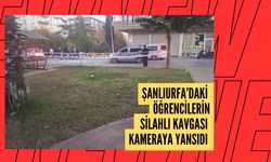 Şanlıurfa’daki Öğrencilerin Silahlı Kavgası Kameraya Yansıdı