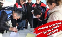 Siverek İlçesinde İşyerlerine Denetim