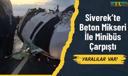 Siverek’te Beton Mikseri İle Minibüs Çarpıştı