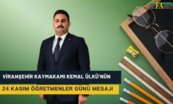 Kemal Ülkü’nün 24 Kasım Öğretmenler Günü mesajı