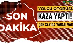 Yolcu Otobüsü Kaza Yaptı! Çok Sayıda Yaralı Var