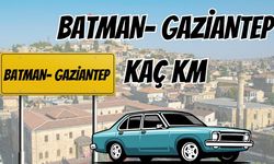 Batman Gaziantep Arası Kaç Km