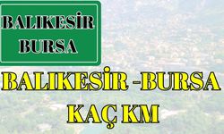 Balıkesir Bursa Arası Kaç Km