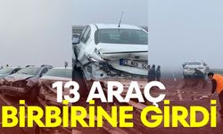 13 Araç Birbirine Girdi: Çok Sayıda Yaralı