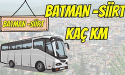 Batman Siirt Arası Kaç Km