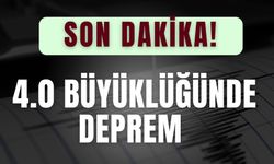 4.0 Büyüklüğünde Deprem