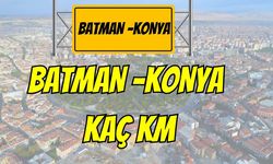 Batman Konya Arası Kaç Km