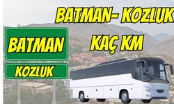 Batman Kozluk Arası Kaç Km