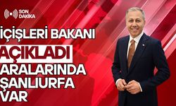 İçişleri Bakanı Açıkladı: Aralarında Şanlıurfa'da Var