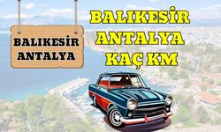 Balıkesir Antalya Arası Kaç Km