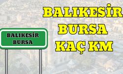 Balıkesir Bursa Arası Kaç Km